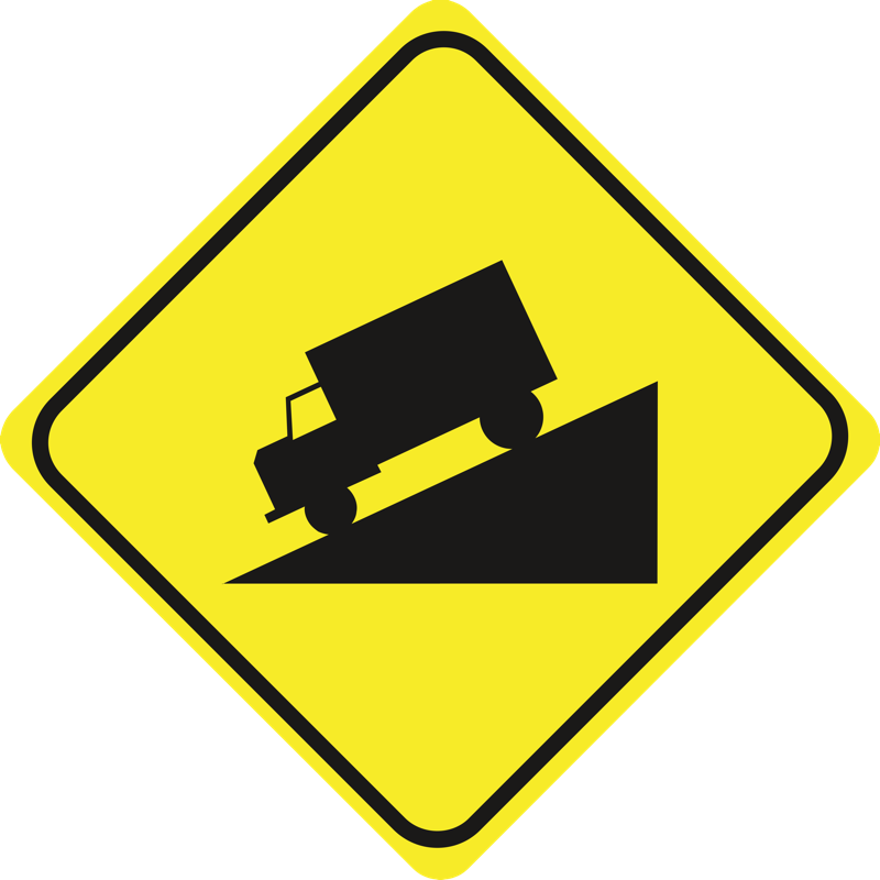 Warning Sign 90x90